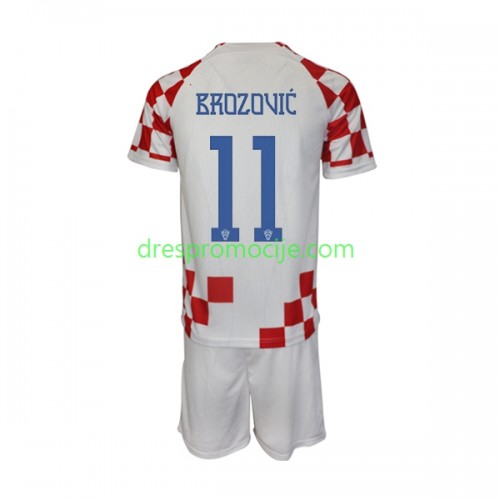 Hrvatska Brozovic 11 Dres Dječji Domaći Svjetsko prvenstvo 2022 Kratkih Rukava Hrvatska Brozovic 11 Dres Dječji Domaći Svjetsko prvenstvo 2022 Kratkih Rukava